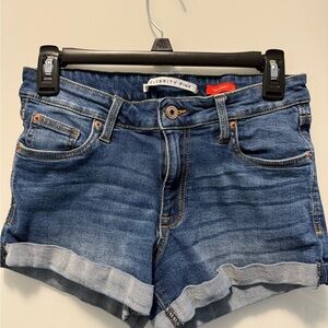 Celebrity Pink Women's Dark Blue Jean Shorts